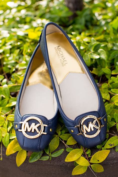 michael kors blue court shoes|Michael Kors navy blue flats.